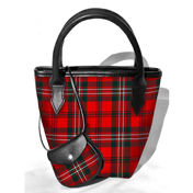 Handbag, Purse, Mini Iona Bucket Bag, Scott Tartan